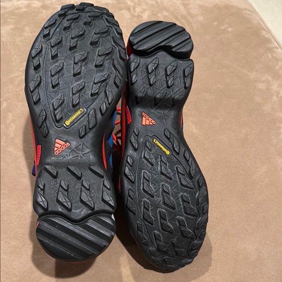 Adidas Terrex Blue and Red Hiking Shoes - Picture 3 of 4